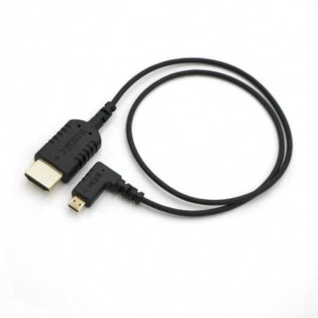 Ultra Thin Micro HDMI 2.0 to Standard HDMI Cable