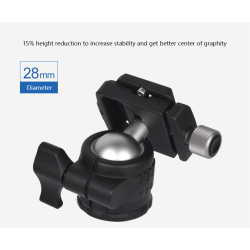 CNC Tabletop Tripod 85cm with 28mm ballhead