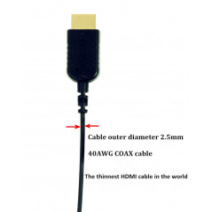 Ultra Thin Flexible HDMI 2.0 Cable 70 CM Type A to Type A