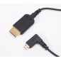 PFY - Ultra dünnes 4K HDMI Kabel 70cm - Type A auf Type D90 PFY - Ultra dünnes 4K HDMI Kabel 70cm - Type A auf Type D90
