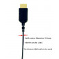 PFY - Ultra dünnes 4K HDMI Kabel 70cm - Type A auf Type D90 PFY - Ultra dünnes 4K HDMI Kabel 70cm - Type A auf Type D90