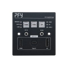 4k HDBaseT - Sender für Wandanschluss mit POE bis 70m | pfy-tech.com