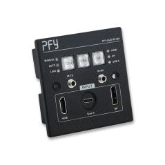 4k HDBaseT - Sender für Wandanschluss mit POE bis 70m | pfy-tech.com