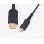 PFY - Ultra dünnes flexibles 4k HDMI 2.0 Kabel - 70cm Type A auf Type D PFY - Ultra dünnes flexibles 4k HDMI 2.0 Kabel - 70cm Type A auf Type D