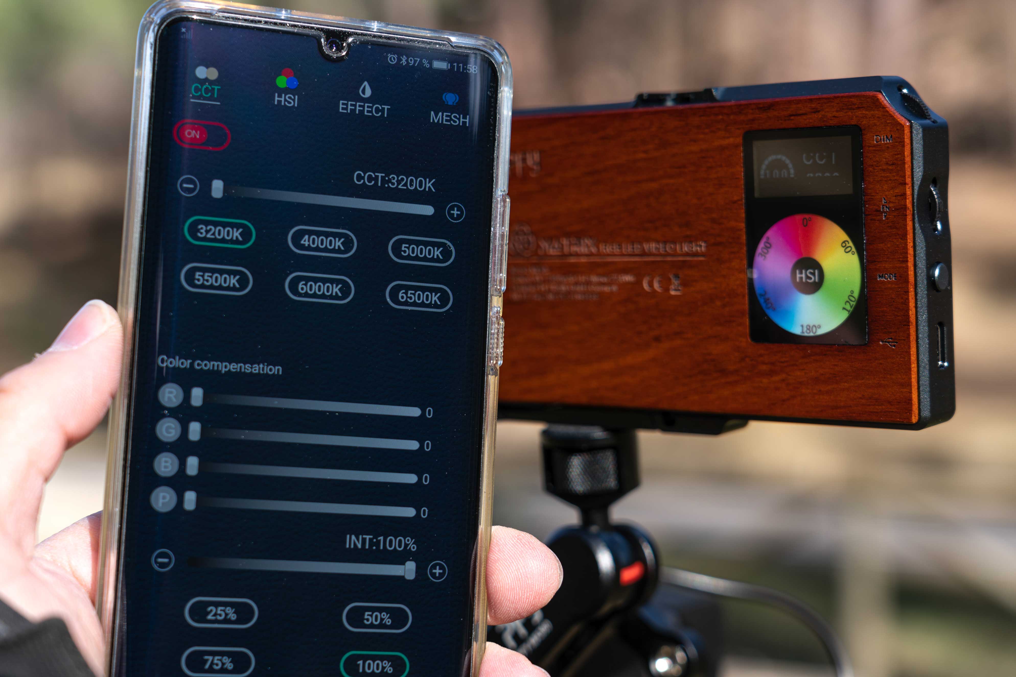 Matrix RGB Light with App
